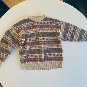 Small cozy knit sweater